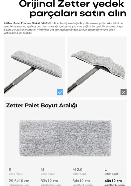 Geniş Mikrofiber Mop Bezi, Tablet Mop Yedek, Temizlik Için Uygun 1 Adet modelleri