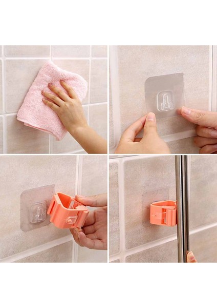 Pratik Duvar Askısı Seti, 3 Adet, Turuncu, Beyaz ve Mor Renk Seçenekleri