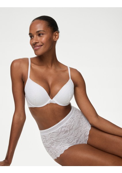 Flexifit™ Dantel Detaylı Destekli Push Up Sütyen fiyatları