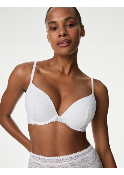 Flexifit™ Dantel Detaylı Destekli Push Up Sütyen modelleri