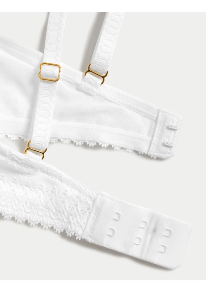 Flexifit™ Dantel Detaylı Destekli Push Up Sütyen