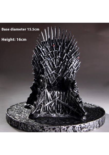 Amerikan Drama Filmi Buz ve Ateşin Şarkısı Game Of Thrones 16CM Demir Taht Pvc Model Süs (Yurt Dışından)