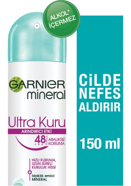 Mineral Ultra Kuru Sprey Deodorant 150ML