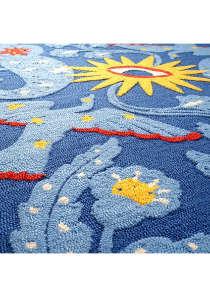 Laxıa Polyester Halı 160X230 cm Mavi fırsatları