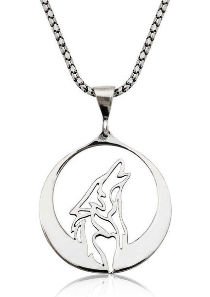 ​gümüş Bozkurt Kolye