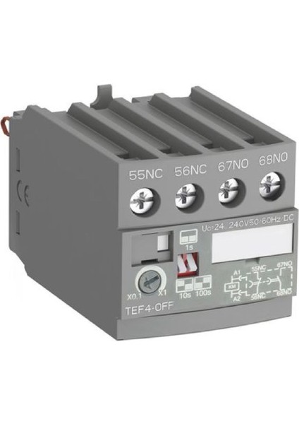 Tef4-Off ,af Seri Bırakma Gecikmeli Zaman Kontak