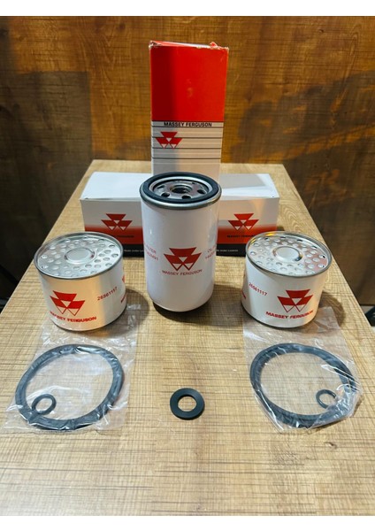 Massey Ferguson 135-148-240 Mazot Filitre ve Yağ Filitre Takım Logolu