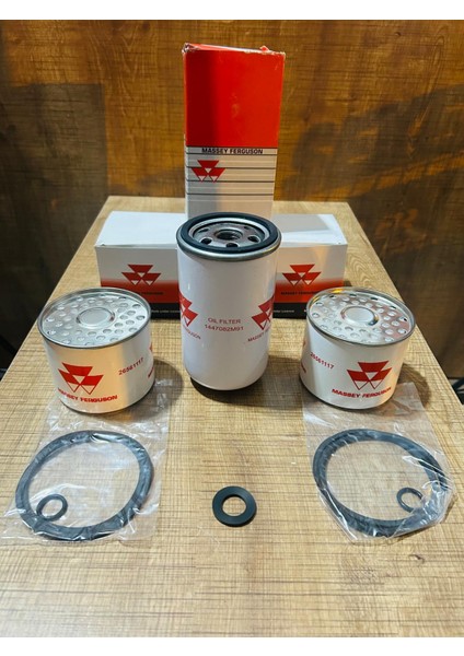 Massey Ferguson 135-148-240 Mazot Filitre ve Yağ Filitre Takım Logolu fiyatları