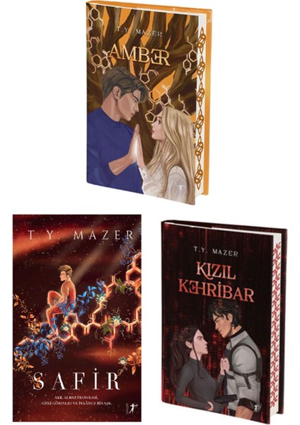 T. Y. Mazer 3 Kitap Set / Safir - Amber - Kızıl Kehribar
