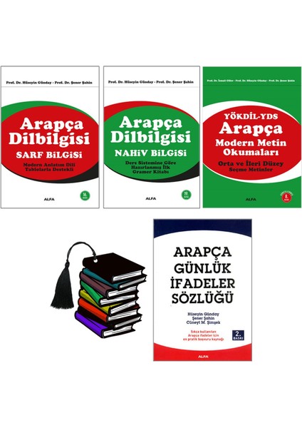 Arapça Dilbilgisi - Sarf Bilgisi - Nahiv Bilgisi - Modern Metin Okumaları - Arapça Günlük Ifadeler
