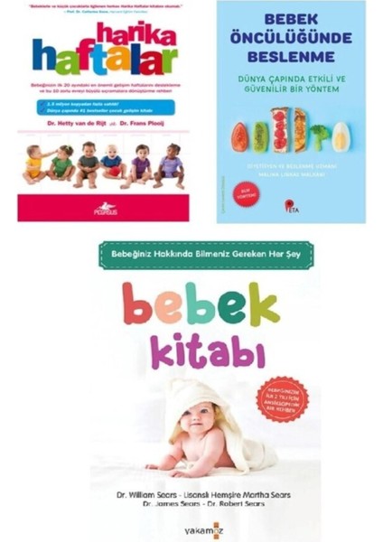 Set Harika Haftalar - Bebek Öncülüğünde Beslenme - Bebek Kitabı