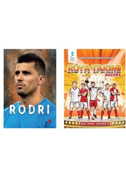 Set Rodri - Rüya Takımı Boyama Kitabı (Poster ve Ayraç Hediyeli)