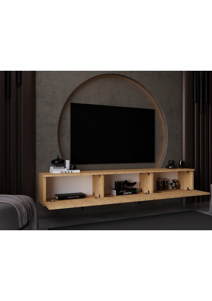 Melura Tv Ünitesi - Tv Sehpası 200 cm Duvara Monte %100 Mdf fiyatları