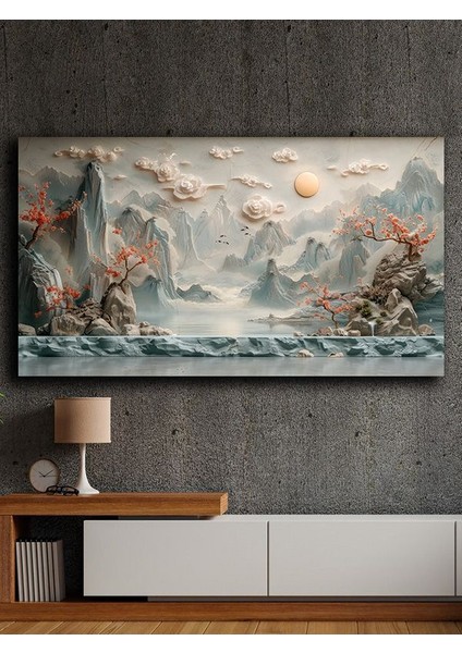 Çerçevesiz Kendinden Yapışkanlı Tablo Görünümlü Duvar Posteri Çerçevesiz Çıtasız