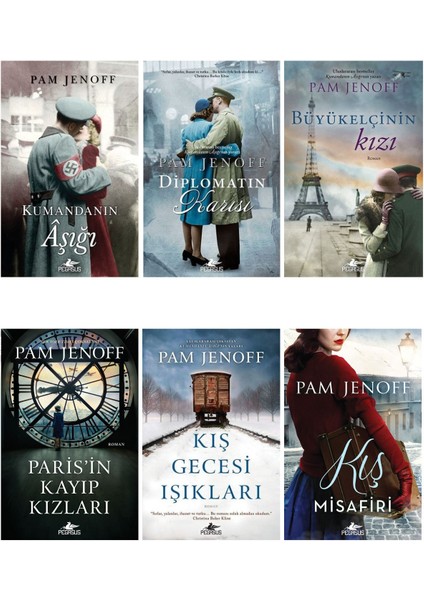 Pam Jenoff Kitapları Koleksiyonu 6 Kitap Set fiyatları