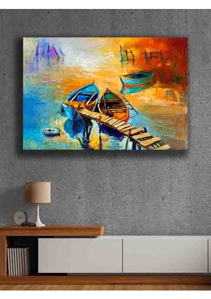 Çerçevesiz Kendinden Yapışkanlı Tablo Görünümlü Duvar Posteri Çerçevesiz Çıtasız