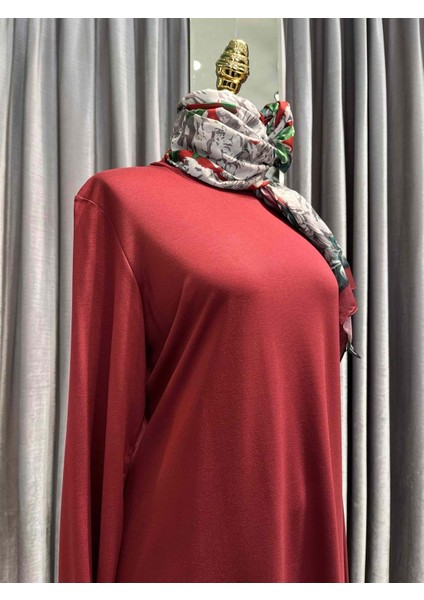 Adn Penye Tunik - Bordo - 1
