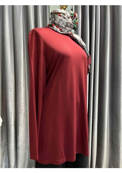 Adn Penye Tunik - Bordo - 1 modelleri