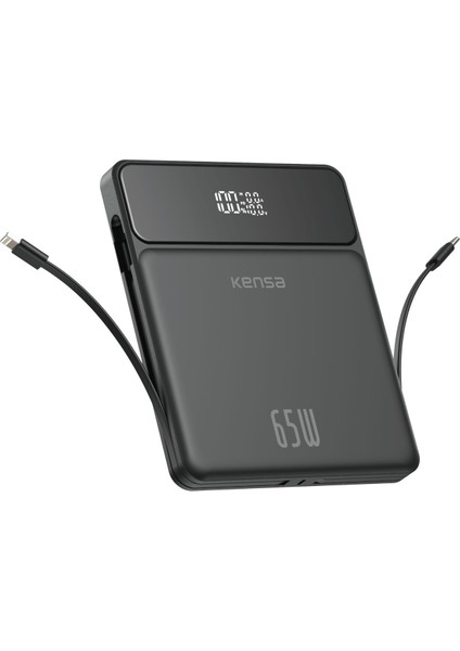 20.000 Mah Powerbank 65W Hızlı Turbo Şarj Dijital Ekran