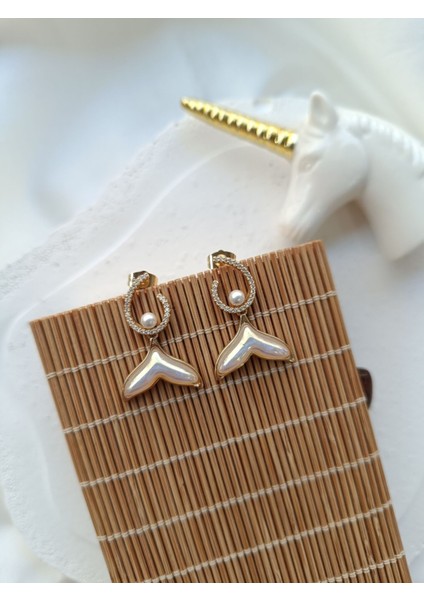 Sedefli Kuyruk Küpe