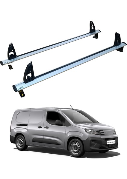 Peugeot Partner 2018-2025 Araç Üstü Merdiven Sabitleyici, Yük Taşıma Sistemleri Pratik Seri 2 Adet