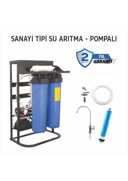 Big Bluedirek Akış 20 Inç 1200 Gpd Sanayi Tipi Su Arıtma Cihazı fiyatları