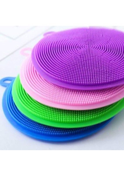 2'li Silikon Bulaşık Süngeri, Tükenmeyen Çok Amaçlı Yıkama Fırçası indirimleri