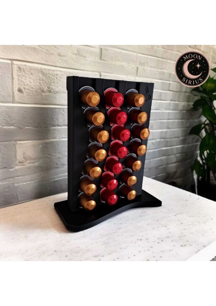 MOON SİRİUS Kapsül Kahve Düzenleyici Stand – 24’lü Şık ve Pratik Tasarım 21x24x9 fiyatları