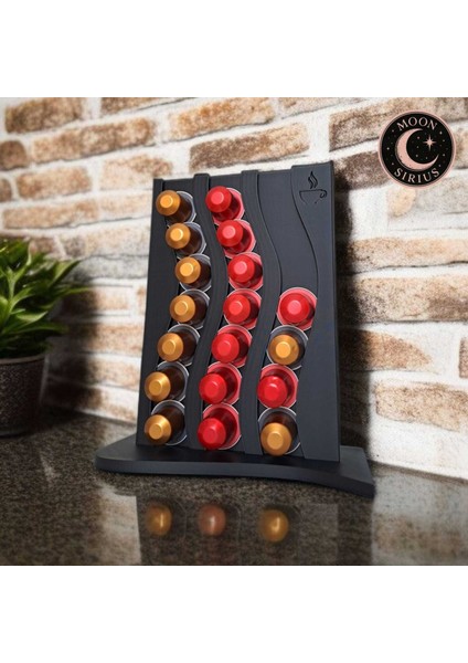 MOON SİRİUS Kapsül Kahve Düzenleyici Stand – 24’lü Şık ve Pratik Tasarım 21x24x9 modelleri