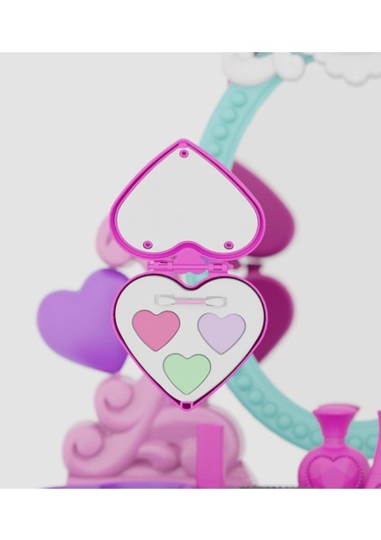 Prensesim Piyanolu Sandalyeli Makyaj ve Güzellik Masası Takımı modelleri