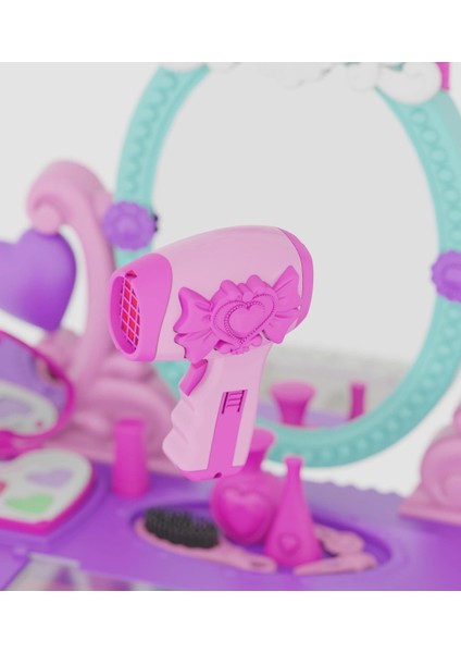 Prensesim Piyanolu Sandalyeli Makyaj ve Güzellik Masası Takımı indirimleri