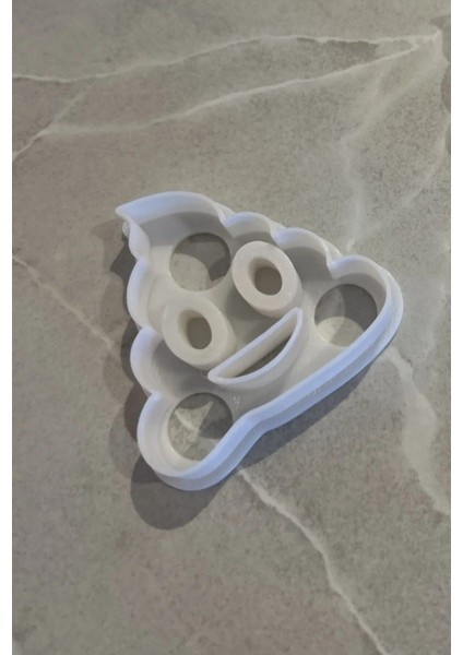 Kaka Emoji Kurabiye Kalıbı - Poo Tasarımı