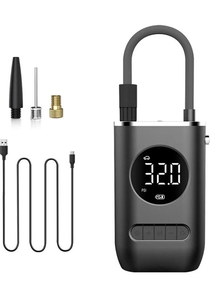 Dijital Kablosuz 4modlu USB 2*2000MAH Göstergeli Oto Lastik Hava Pompası Kompresörü modelleri