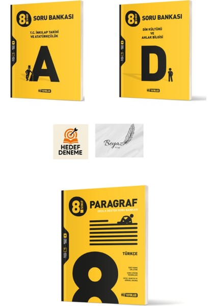 Hız 8.sınıf Inkılap Tarihi ve Atatürkçülük Din Kültürü ve Ahlak Bilgisi Paragraf Soru Bankası Hedef Deneme