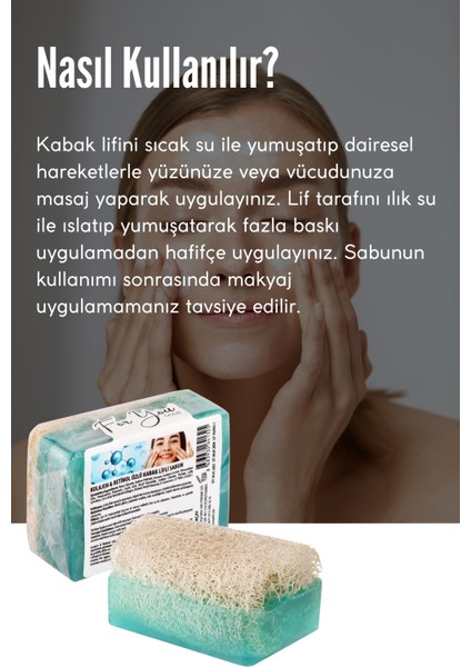 Kabak Lifli El Yapımı Collegen Sabun modelleri