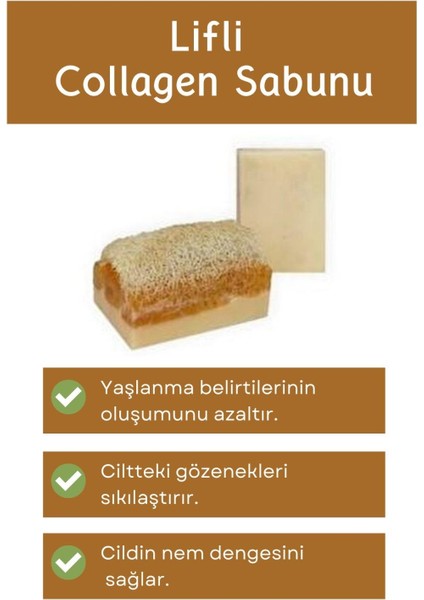 Kabak Lifli El Yapımı Collegen Sabun fırsatları