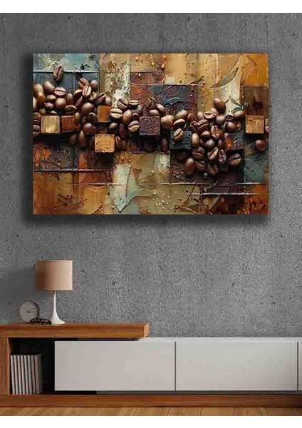 Çerçevesiz Kendinden Yapışkanlı Tablo Görünümlü Duvar Posteri Çerçevesiz Çıtasız