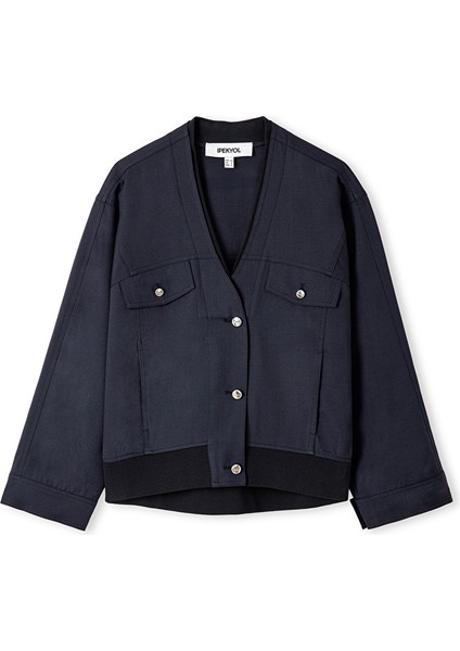 Kumaş Mix Bomber Ceket IW6250005060015 indirimleri