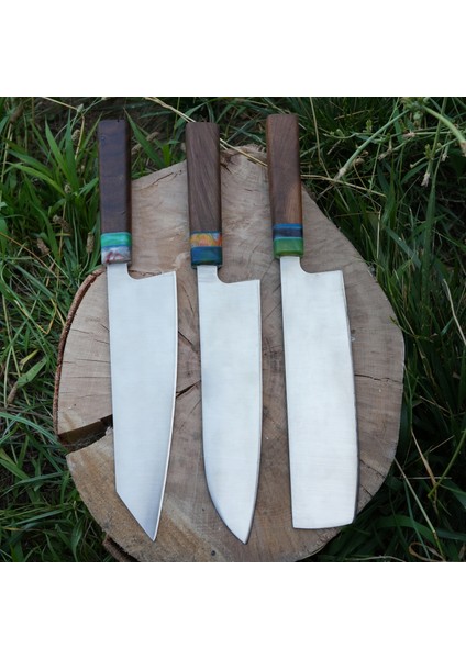 3'lü Şef Bıçağı Seti - Premium Kalitede - Çanta Hediyeli fiyatları