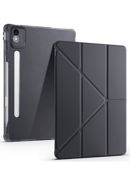 Lenovo Idea Tab Pro 12.7” TB373FU Uyumlu Tri Folding Kalem Bölmeli Uyku Modlu Akıllı Kılıf modelleri