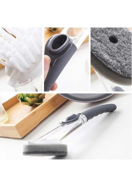 Iki Başlıklı Bulaşık Fırçası, Pratik Temizlik Aracı, Hijyenik Kullanım Sağlar fiyatları