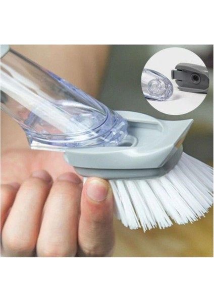 Iki Başlıklı Bulaşık Fırçası, Pratik Temizlik Aracı, Hijyenik Kullanım Sağlar