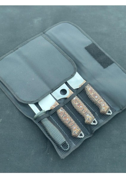 Verzalit Saplı Taşıma Çantalı Şef, Kasap, Mutfak Bıçak Seti fırsatları