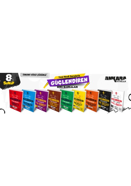 Ankarayayınları Lgs Set 9kitap Kurumsal Deneme ve Priz Tutucu Hediye