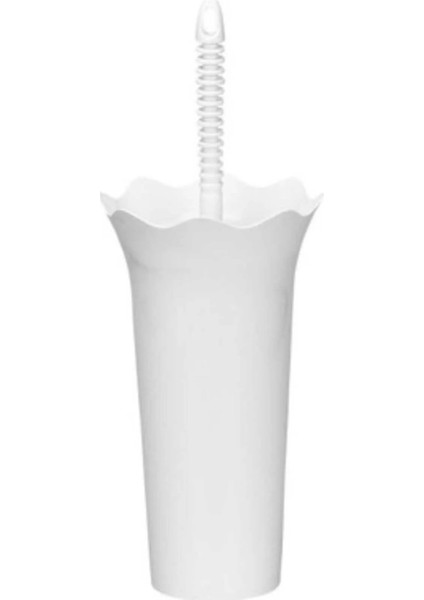 Modern Beyaz Tuvalet Fırçası – Temizlikte Sadelik ve Estetik