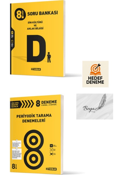 Hız 8.sınıf Din Kültürü ve Ahlak Bilgisi Soru Bankası Periyodik Tarama Denemeleri Hedef Deneme