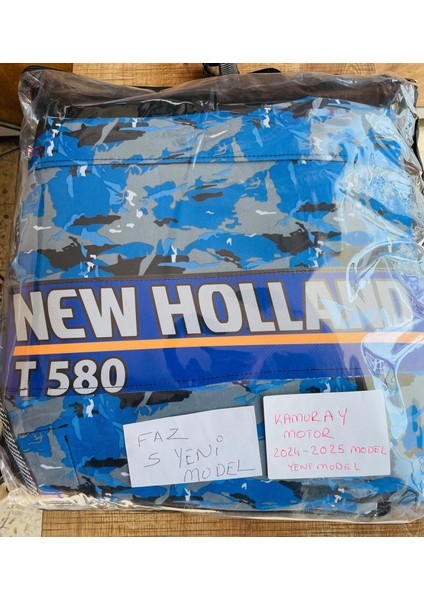 New Holland T580B Faz5 Commonrail Motor Traktör Su Geçirmez Brandası