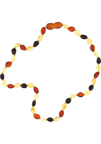 Bebek Damla Kehribar Diş Kolye