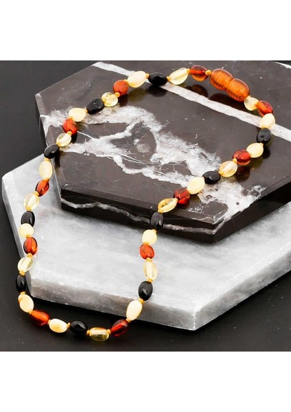 Bebek Damla Kehribar Diş Kolye fırsatları