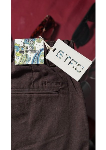 Acı Kahve Keten Pantalon